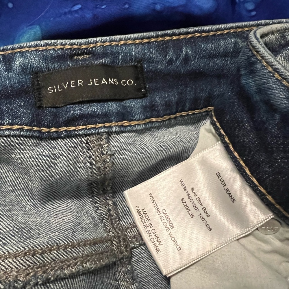 Silver Jeans Suki Slim Boot Women’s Blue Jeans